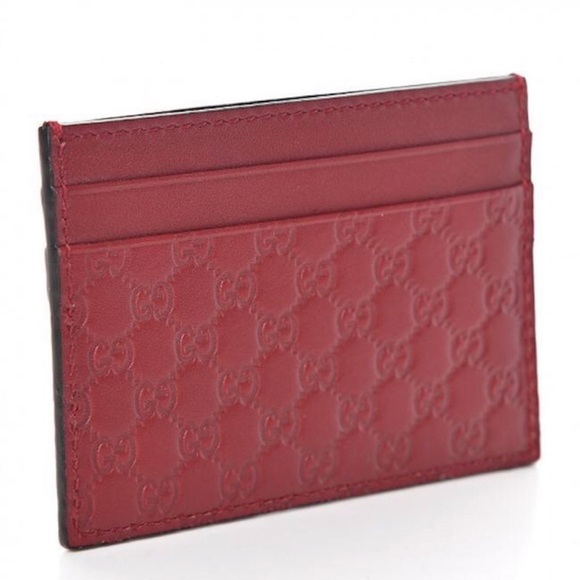 COPY - Gucci GG Microguccissima Cardholder Card Case Red NEW IN BOX - Picture 7 of 12